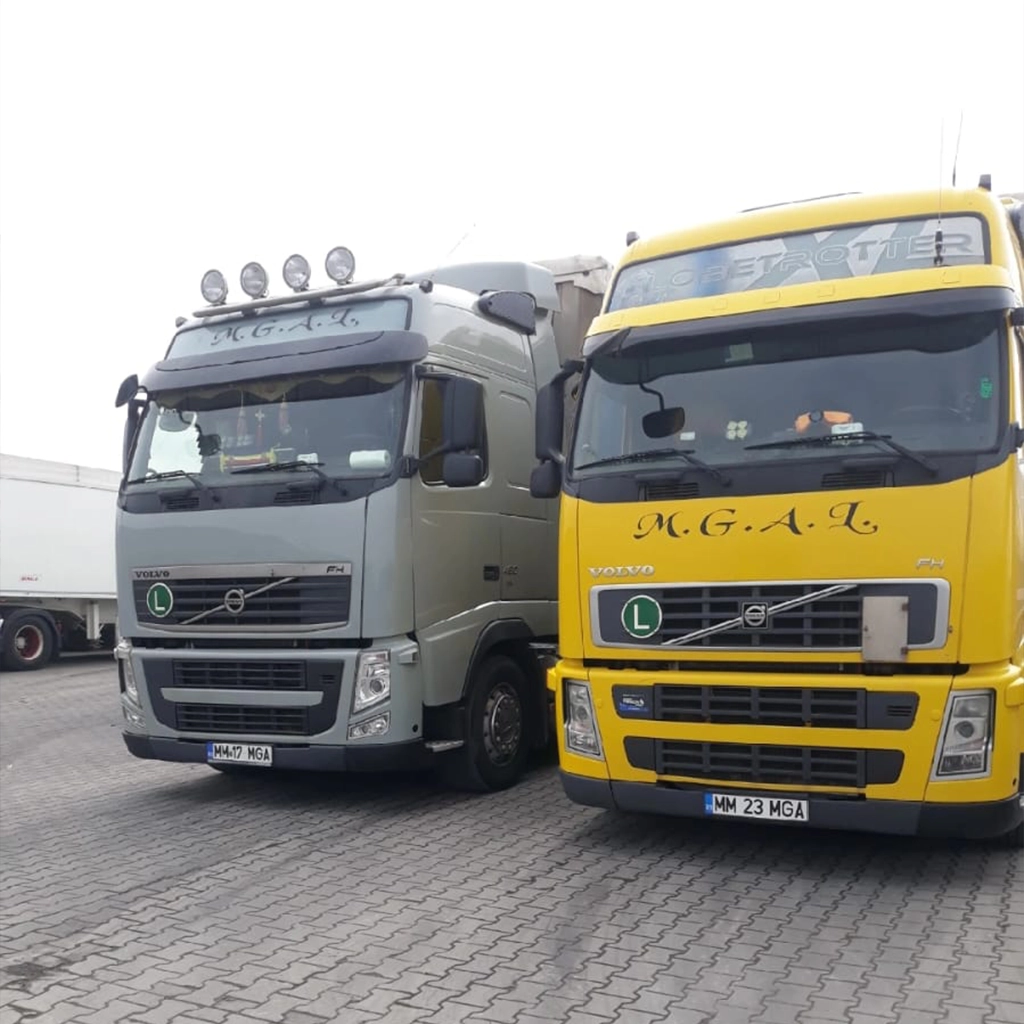 O mica parte din flota de transport international de marfuri